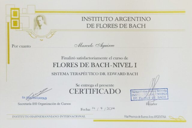 Flores de Bach Nivel 1 Flores de Bach Nivel 1
