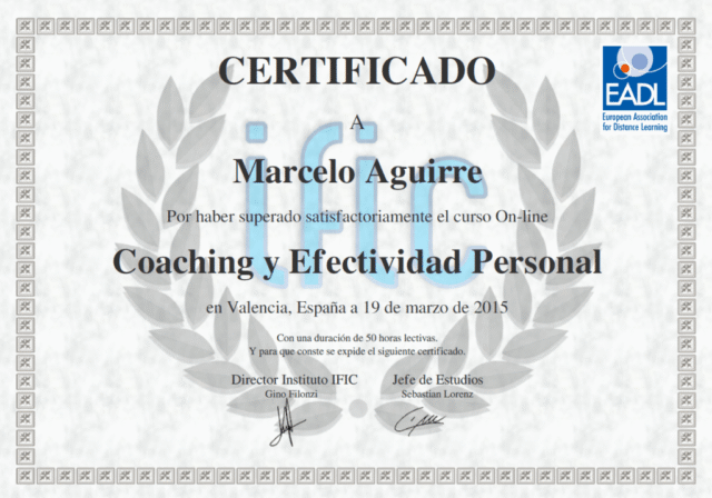 Coaching y Efectividad Personal Coaching y Efectividad Personal