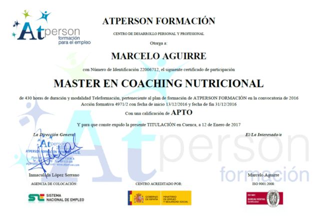 Master Coach Nutricional Master Coach Nutricional