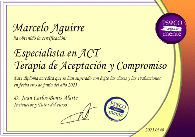 Especialista en ACT