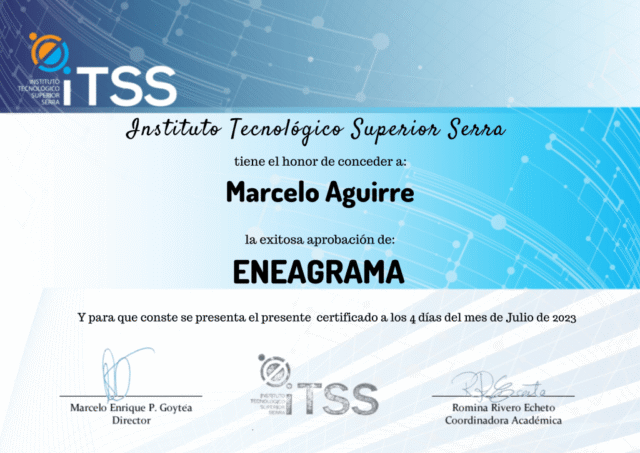 Instituto Tecnológico Superior Serra Eneagrama de la Personalidad