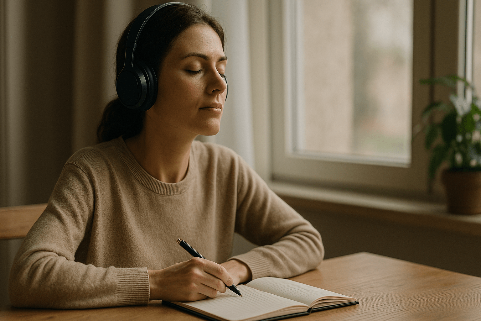 Escucha consciente: música y journaling para regular emociones y alinear valores (ACT)