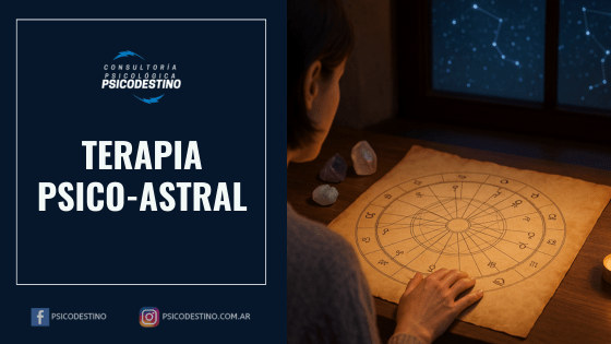 Sesiones de terapia PsicoAstral con carta natal