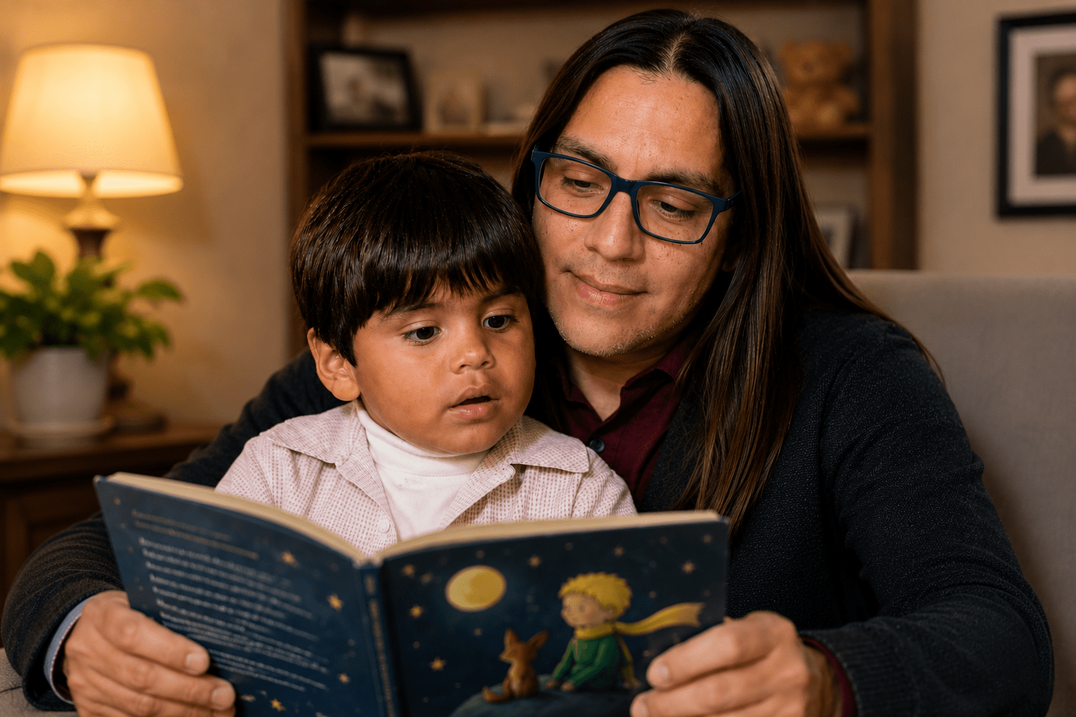 Adulto abrazando con amor a su niño interior, simbolizando la sanación de las heridas de la infancia, la reconciliación con el pasado y el proceso de integración emocional.