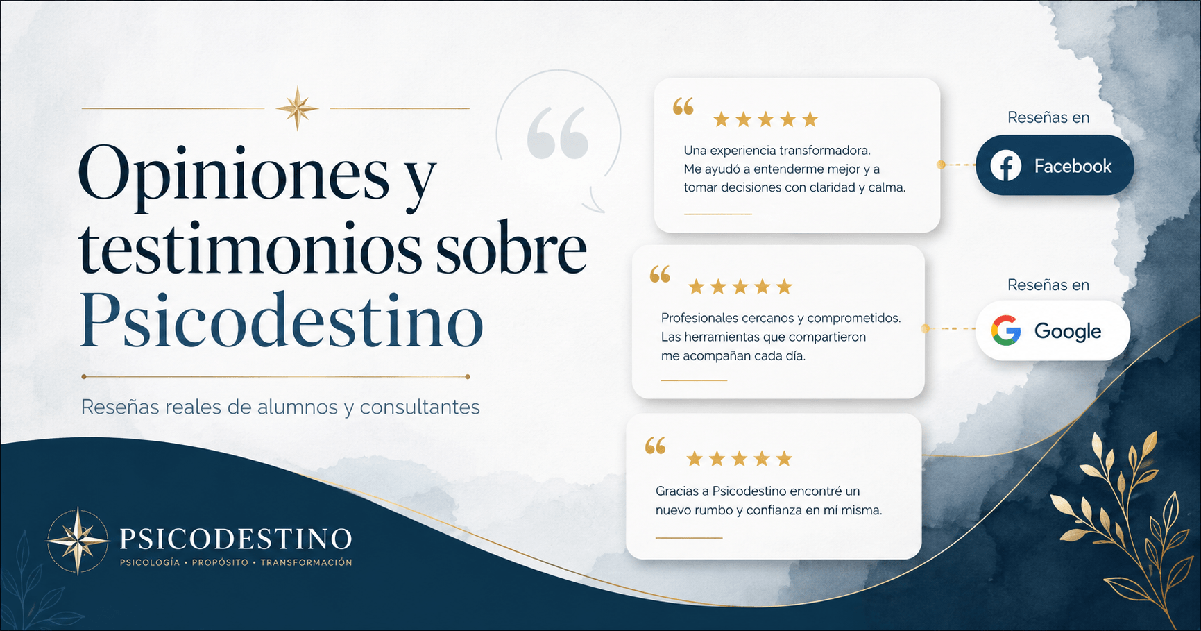 Opiniones y testimonios de alumnos y consultantes de Psicodestino
